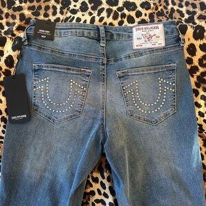 True Religion Jennie Crystal Skinny Jeans